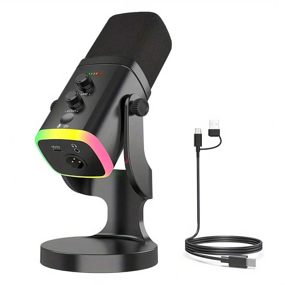 Pc Gaming Youtuber - XLR/USB dynamische microfoon voor streaming en