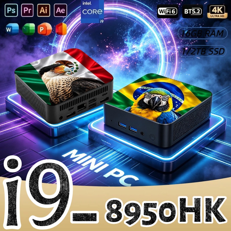 Pc Gaming Intel - Mini PC Core i9-8950HK 16GB RAM
