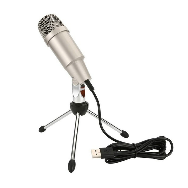 Pc Gaming Youtuber - Professionele USB-condensatormicrofoon Metalen bedrade microfoons voor