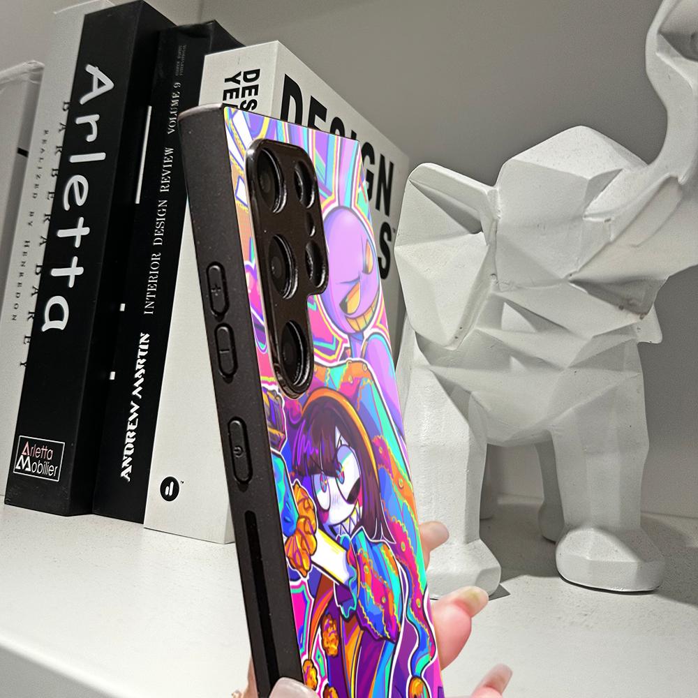 Pc Case Tempered Glass - Anime The A-Amazing Digital Circus Telefoonhoesje