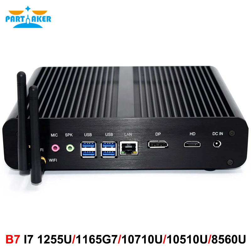 Pc Gaming I7 - Partaker 12e generatie Alder Lake Fanless