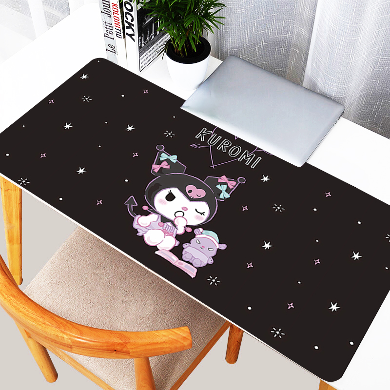 Pc Gaming Kuromi - Bureaumat PC HD Print Anime Muismat