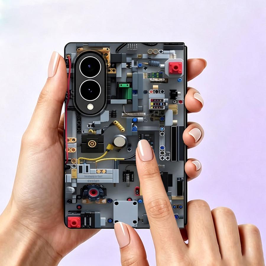 Paarse luxe telefoonhoes voor  - Pc Gaming Samsung recensie en prijs
