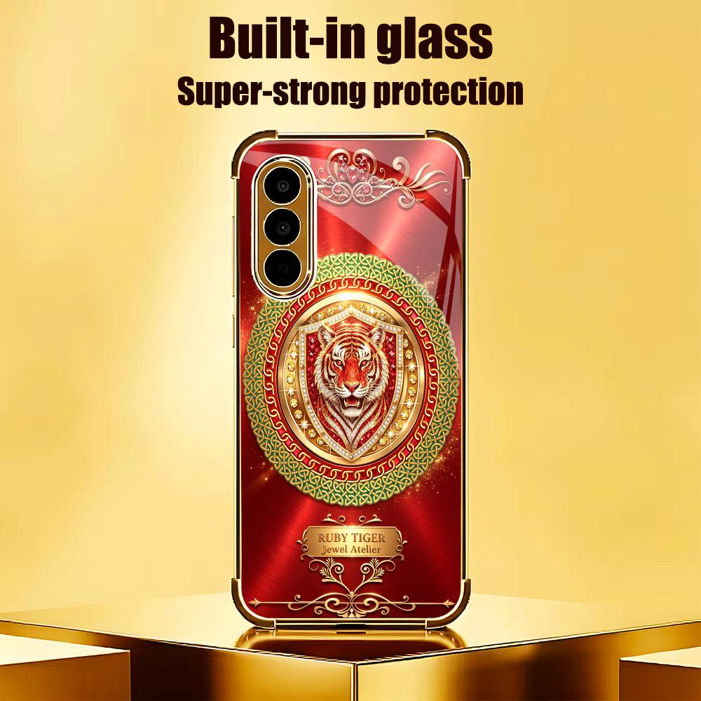 Tiger Head Classic Red Pattern - Pc Case Tempered Glass recensie en prijs
