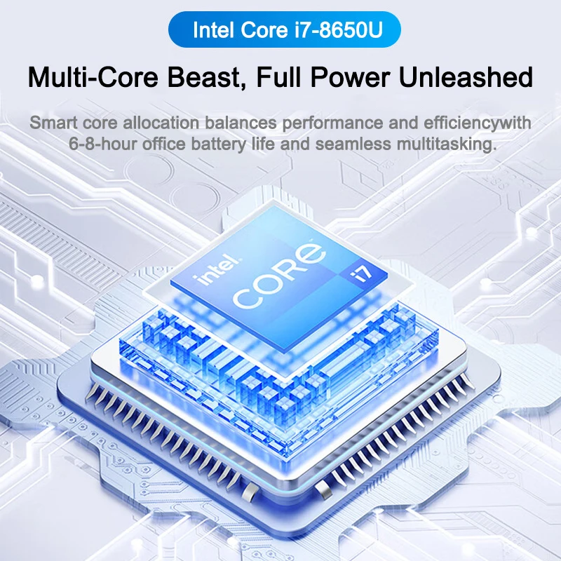 Intel Core i7 8650U 14,1 inch  - Pc Gaming I7 recensie en prijs