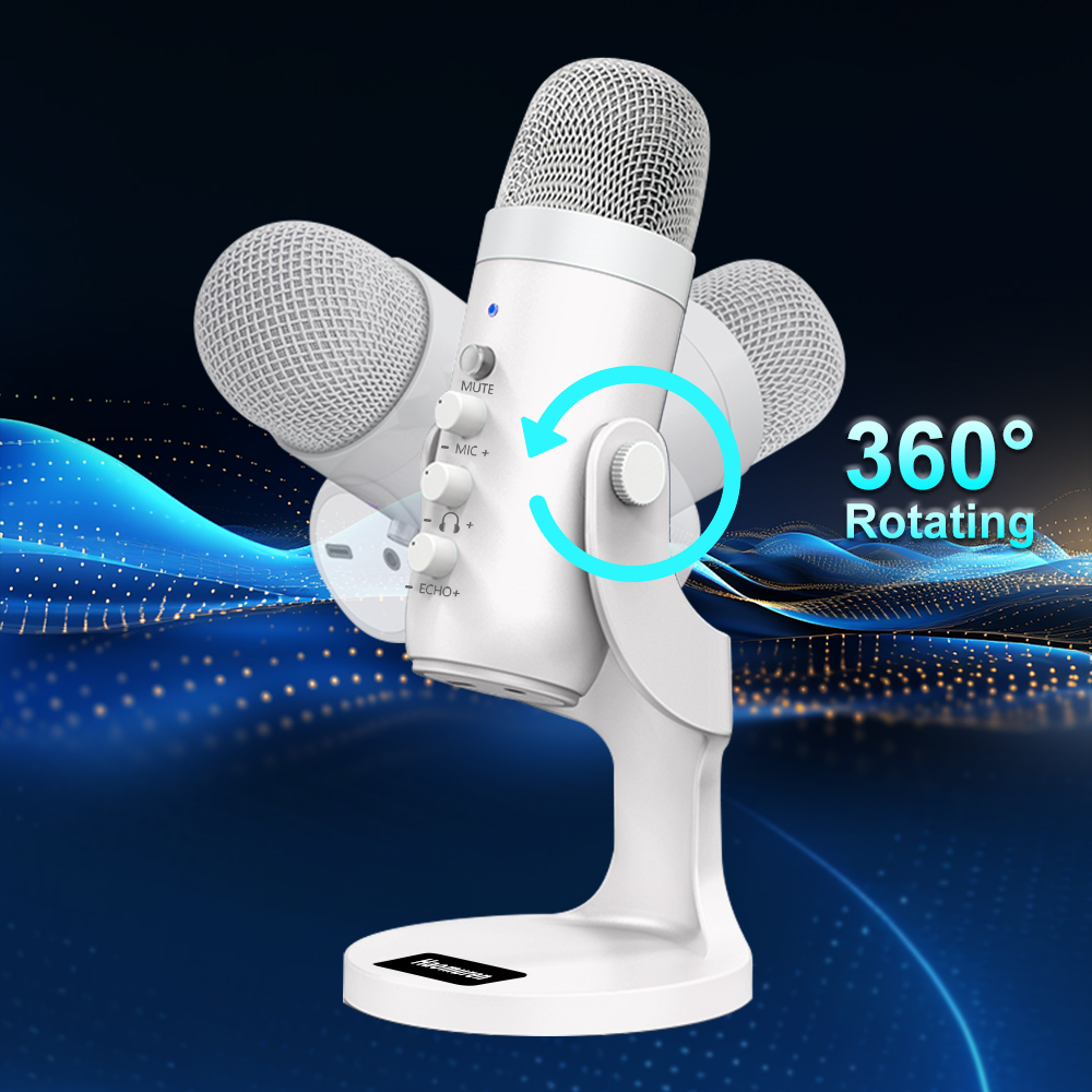 Professionele witte USB-conden - Pc Gaming Youtuber recensie en prijs