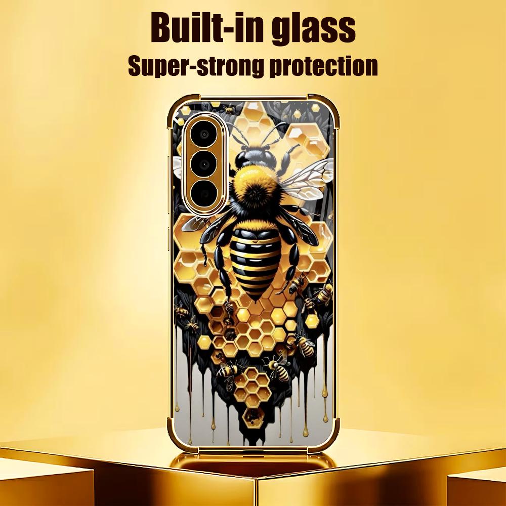 Gouden Bijenraat Gehard Glas M - Pc Case Tempered Glass recensie en prijs