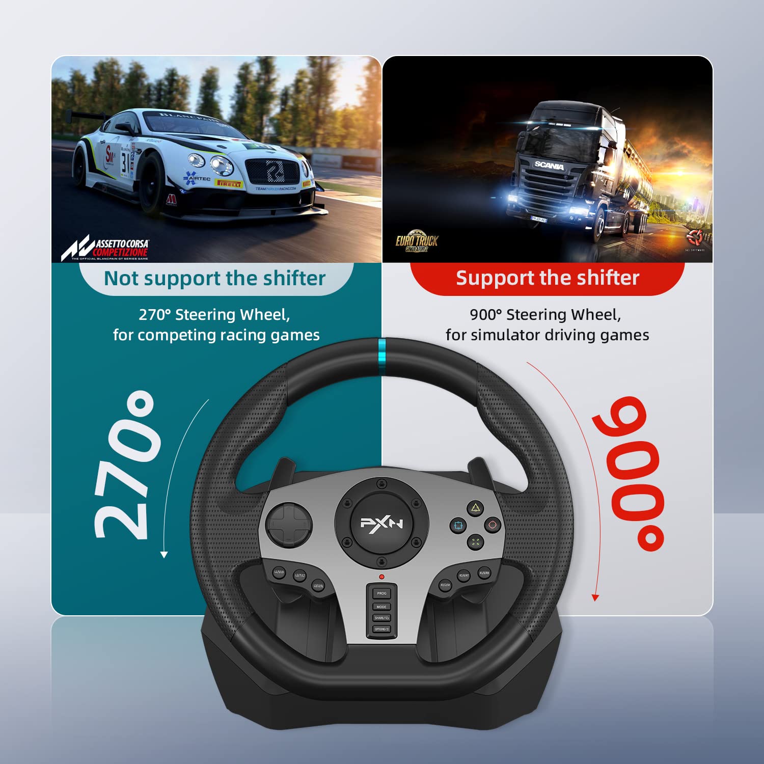 Pxn V9 Volante Pc Stuurwiel Ga - Pc Gaming Xgear recensie en prijs