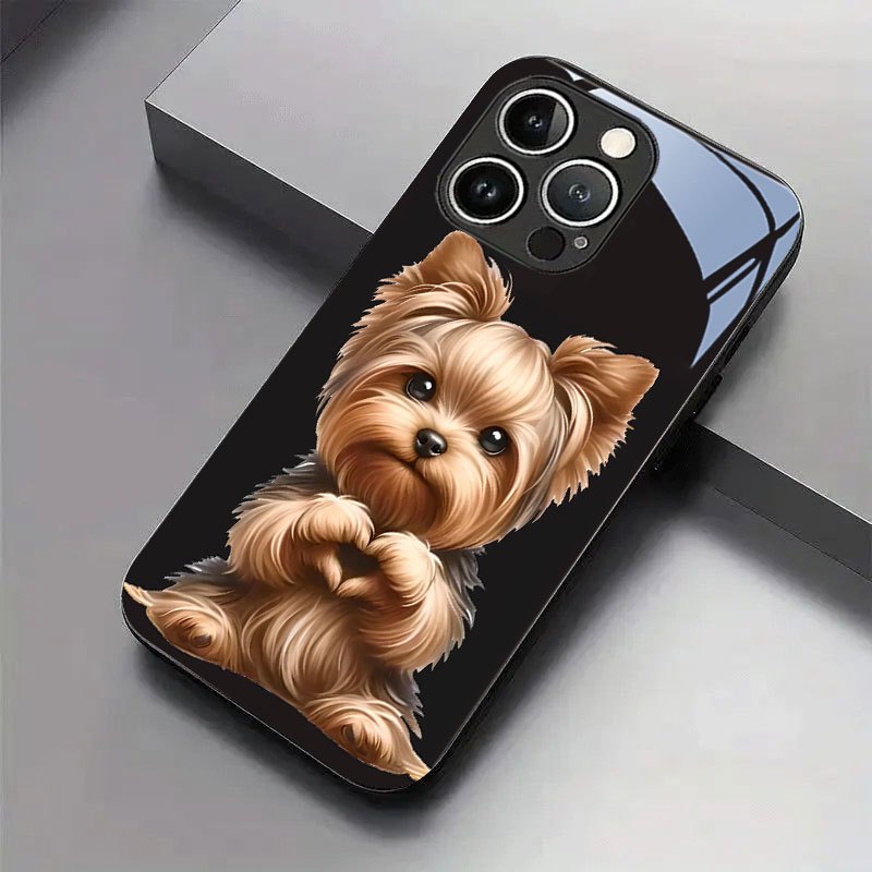 Heartbeat Yorkshire Terrier pa - Pc Case Tempered Glass recensie en prijs