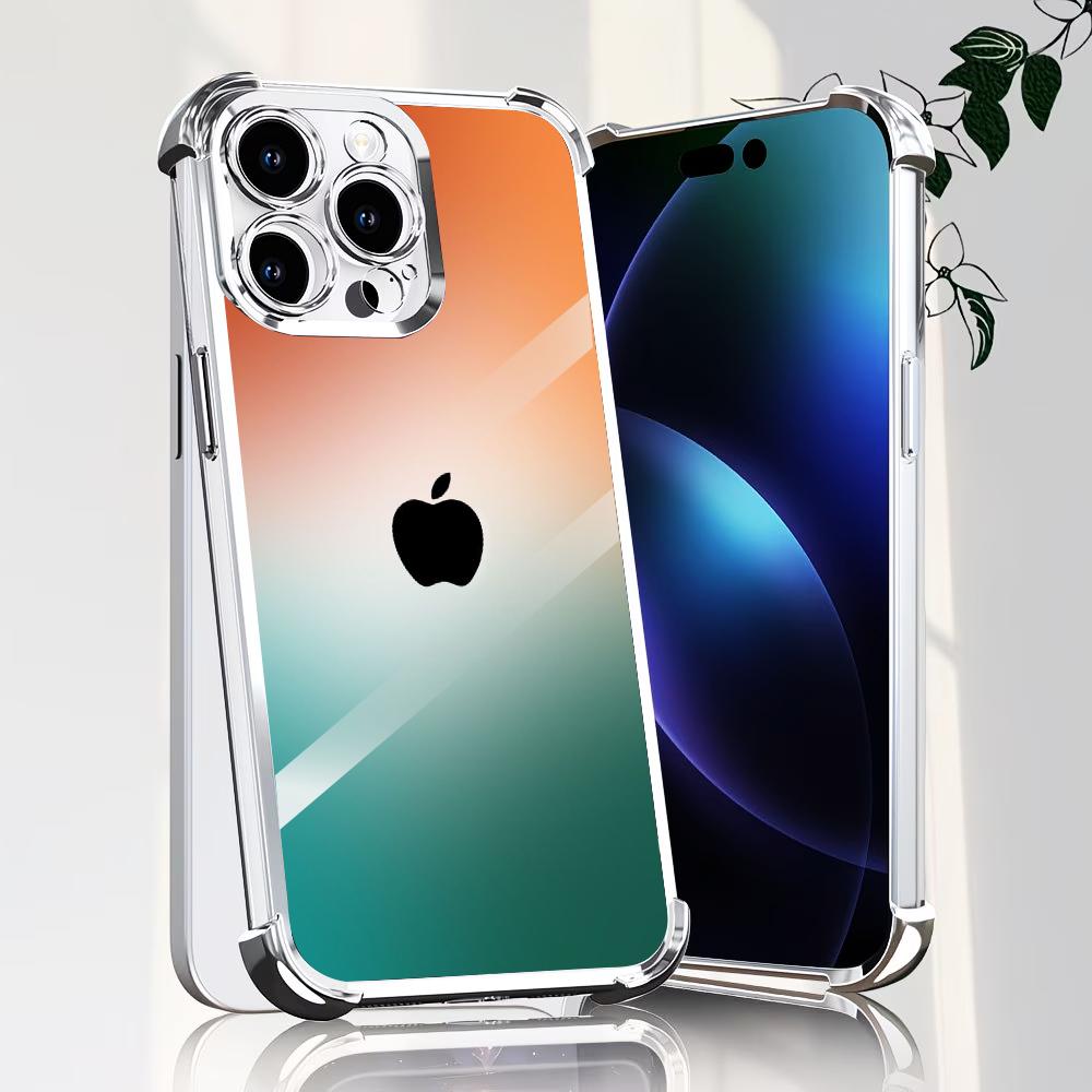 Oranje-groene gradiënt gehard  - Pc Case Tempered Glass recensie en prijs