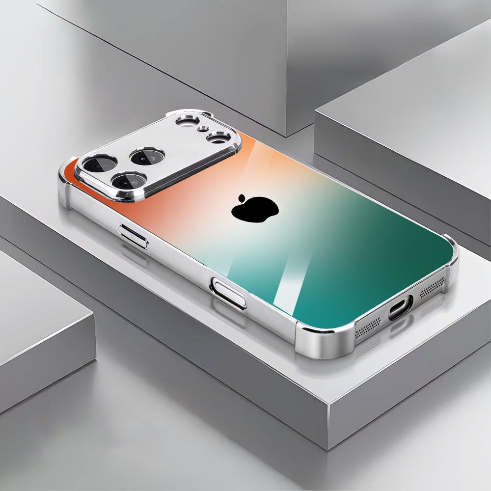 Oranje-groene gradiënt gehard  - Pc Case Tempered Glass recensie en prijs