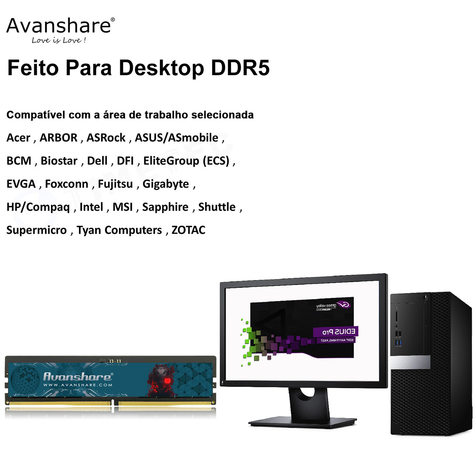 Avanshare Ram Memoria DDR5 DDR - Pc Gaming Samsung recensie en prijs