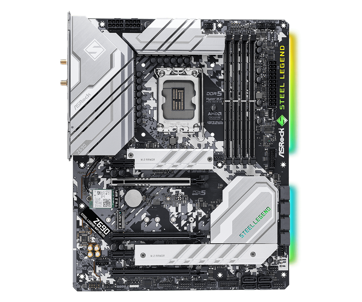 Z690 LGA1700 moederbord ASROCK - Pc Gaming I7 recensie en prijs