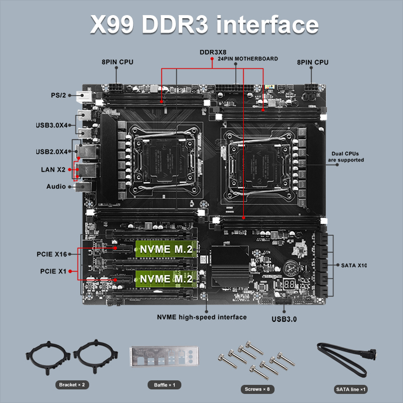 X99 Dual-socket Cpu Moederbord - Pc Gaming Omen recensie en prijs